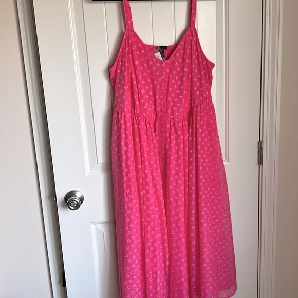 Torrid Midi Chiffon Button-Front Dress - Picture 3 of 9